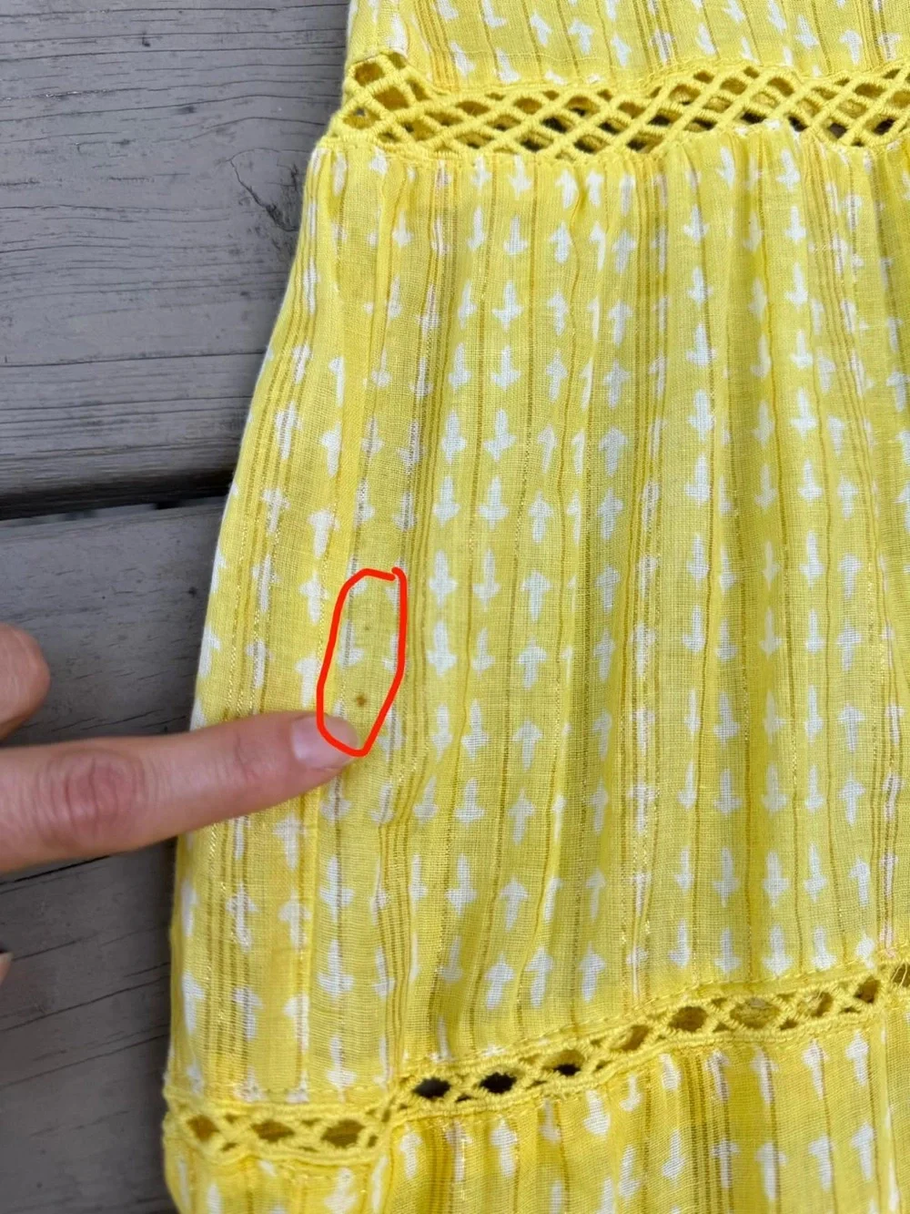 Free People Intimately  Yellow Maxi Dress
